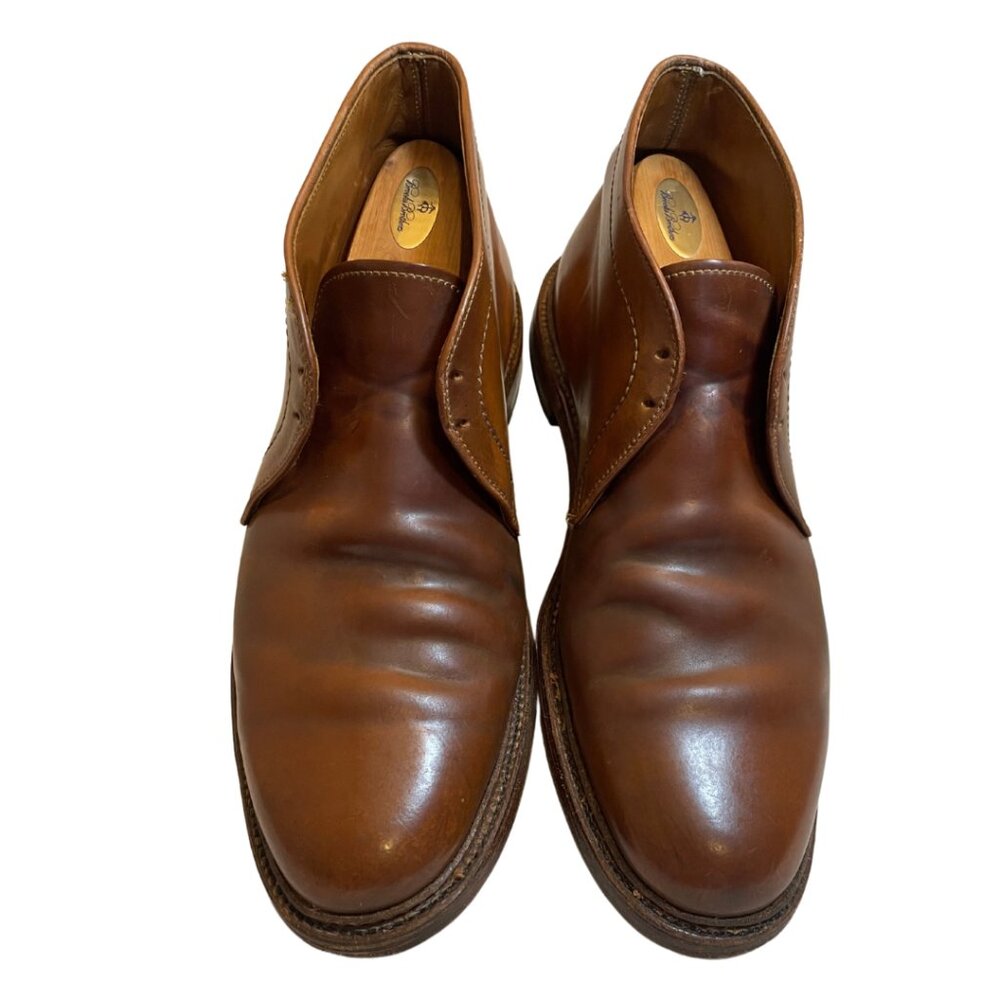 Alden Chukka Boots, Whiskey Shell Cordovan Size 10.5